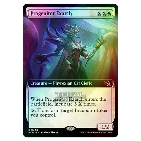 Magic The Gathering - March of the Machine - Progenitor Exarch (Extended Art Card)  - 0348 (Foil)