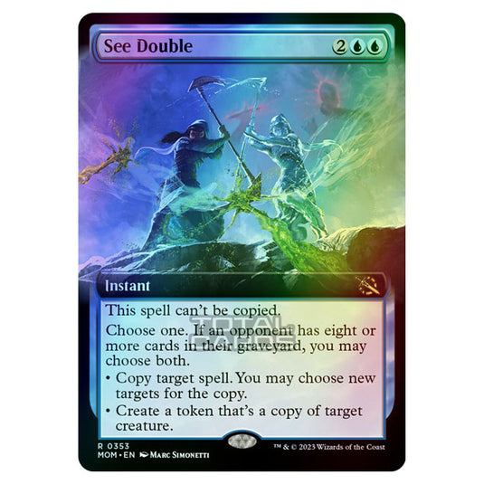Magic The Gathering - March of the Machine - See Double (Extended Art Card)  - 0353 (Foil)