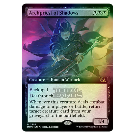Magic The Gathering - March of the Machine - Archpriest of Shadows (Extended Art Card)  - 0356 (Foil)