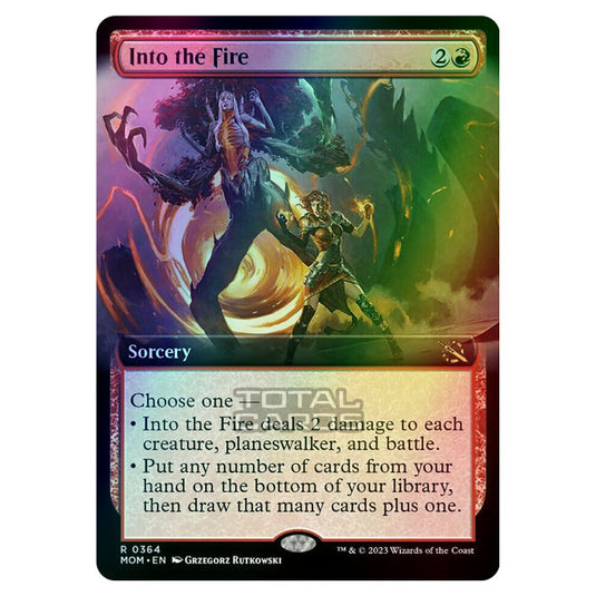 Magic The Gathering - March of the Machine - Into the Fire (Extended Art Card)  - 0364 (Foil)