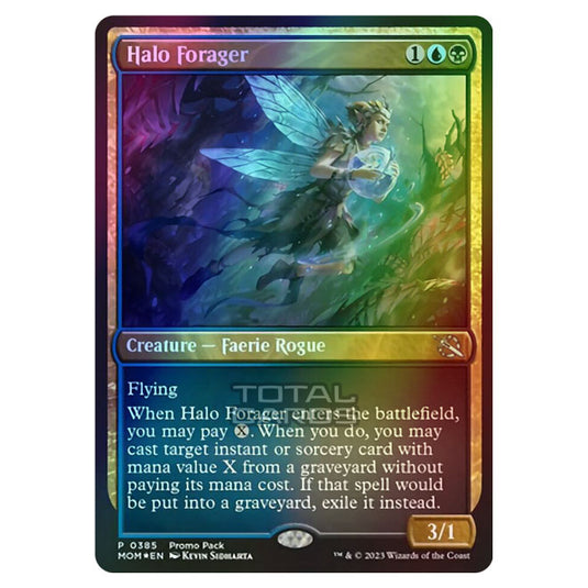 Magic The Gathering - March of the Machine - Halo Forager - 0385 (Foil)
