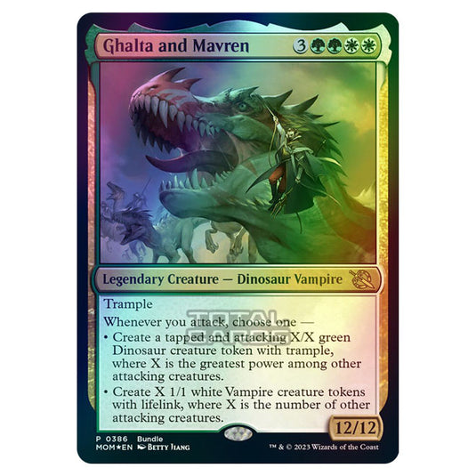 Magic The Gathering - March of the Machine - Ghalta and Mavren - 0386 (Foil)