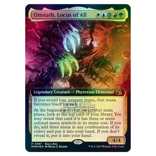 Magic The Gathering - March of the Machine - Omnath, Locus of All - 0387 (Foil)
