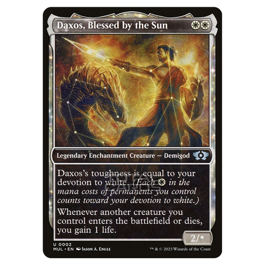 Magic The Gathering - Multiverse Legends - Daxos, Blessed by the Sun (Showcase Card) - 0002