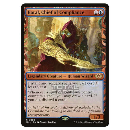 Magic The Gathering - Multiverse Legends - Baral, Chief of Compliance (Showcase Card) - 0008