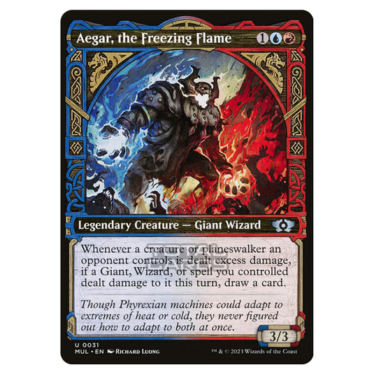 Magic The Gathering - Multiverse Legends - Aegar, the Freezing Flame (Showcase Card) - 0031