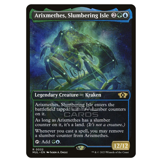 Magic The Gathering - Multiverse Legends - Arixmethes, Slumbering Isle (Showcase Card) - 0032