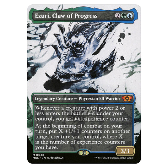 Magic The Gathering - Multiverse Legends - Ezuri, Claw of Progress (Showcase Card) - 0038