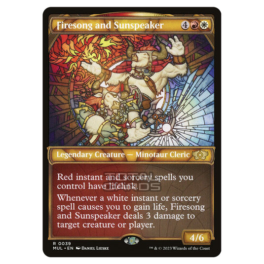 Magic The Gathering - Multiverse Legends - Firesong and Sunspeaker (Showcase Card) - 0039