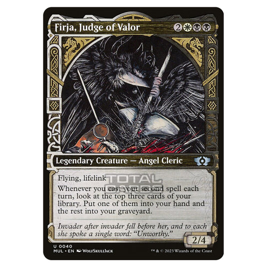 Magic The Gathering - Multiverse Legends - Firja, Judge of Valor (Showcase Card) - 0040