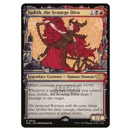 Magic The Gathering - Multiverse Legends - Judith, the Scourge Diva (Showcase Card) - 0045