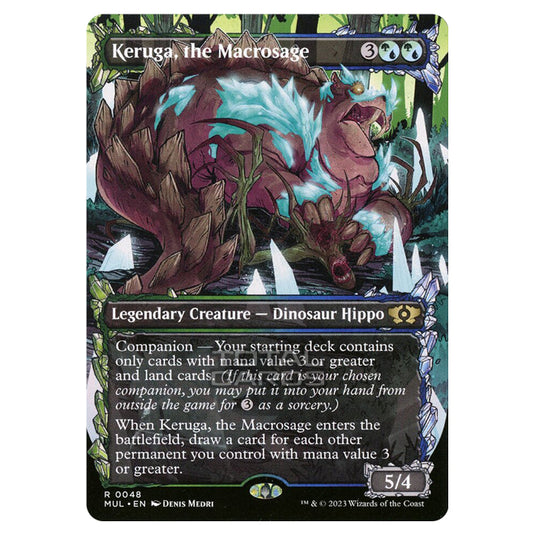 Magic The Gathering - Multiverse Legends - Keruga, the Macrosage (Showcase Card) - 0048