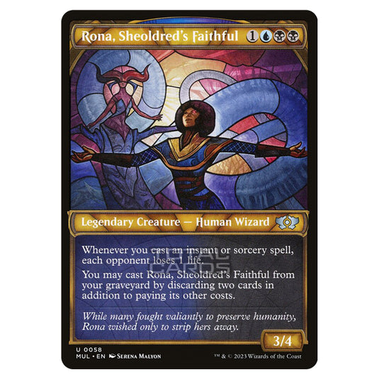 Magic The Gathering - Multiverse Legends - Rona, Sheoldred's Faithful (Showcase Card) - 0058