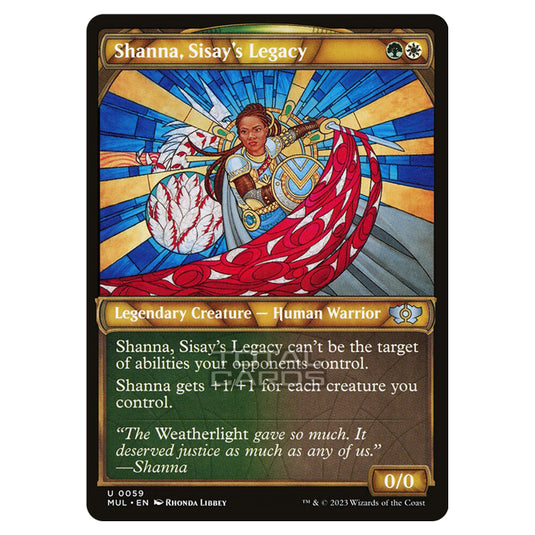 Magic The Gathering - Multiverse Legends - Shanna, Sisay's Legacy (Showcase Card) - 0059