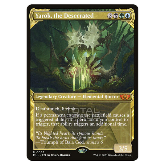 Magic The Gathering - Multiverse Legends - Yarok, the Desecrated (Showcase Card) - 0063