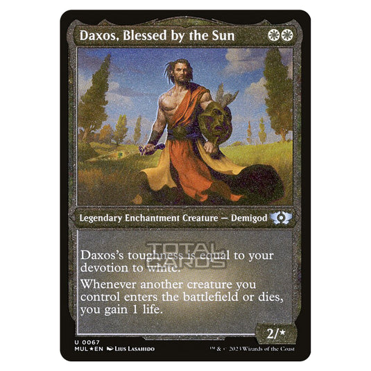 Magic The Gathering - Multiverse Legends - Daxos, Blessed by the Sun (Etched Foil Card) - 0067