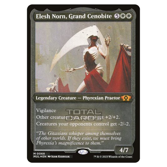 Magic The Gathering - Multiverse Legends - Elesh Norn, Grand Cenobite (Etched Foil Card) - 0068