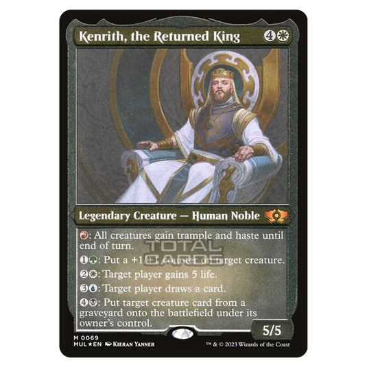 Magic The Gathering - Multiverse Legends - Kenrith, the Returned King (Etched Foil Card) - 0069