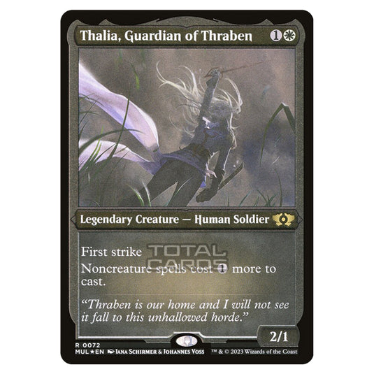 Magic The Gathering - Multiverse Legends - Thalia, Guardian of Thraben (Etched Foil Card) - 0072