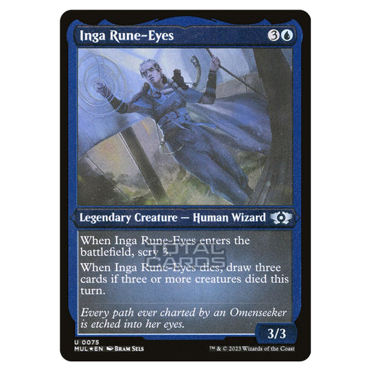 Magic The Gathering - Multiverse Legends - Inga Rune-Eyes (Etched Foil Card) - 0075