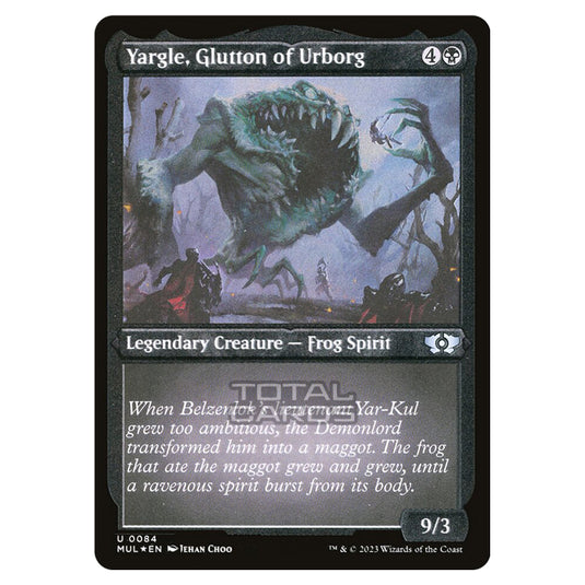 Magic The Gathering - Multiverse Legends - Yargle, Glutton of Urborg (Etched Foil Card) - 0084