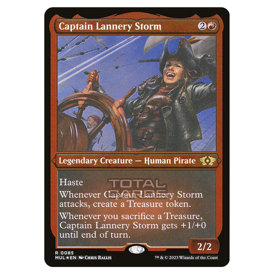 Magic The Gathering - Multiverse Legends - Captain Lannery Storm (Etched Foil Card) - 0085