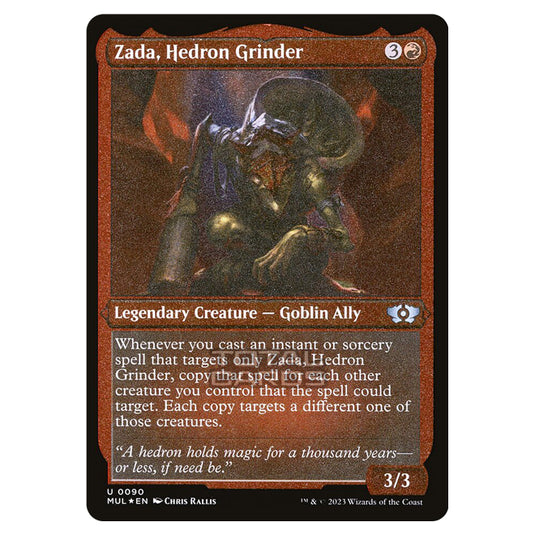 Magic The Gathering - Multiverse Legends - Zada, Hedron Grinder (Etched Foil Card) - 0090