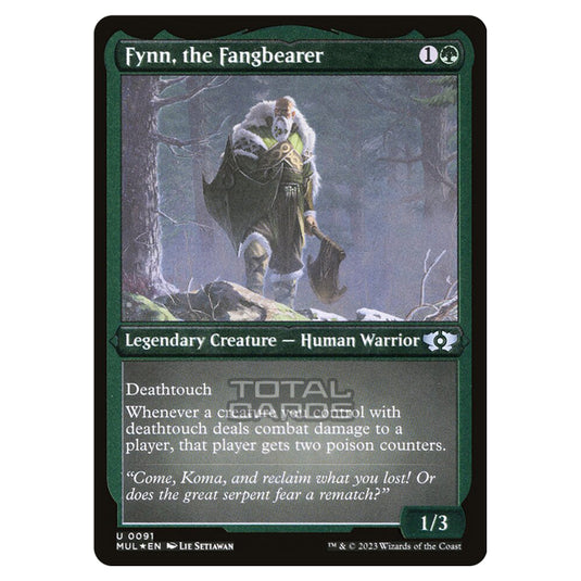 Magic The Gathering - Multiverse Legends - Fynn, the Fangbearer (Etched Foil Card) - 0091