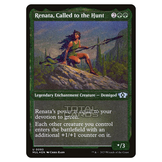 Magic The Gathering - Multiverse Legends - Renata, Called to the Hunt (Etched Foil Card) - 0093