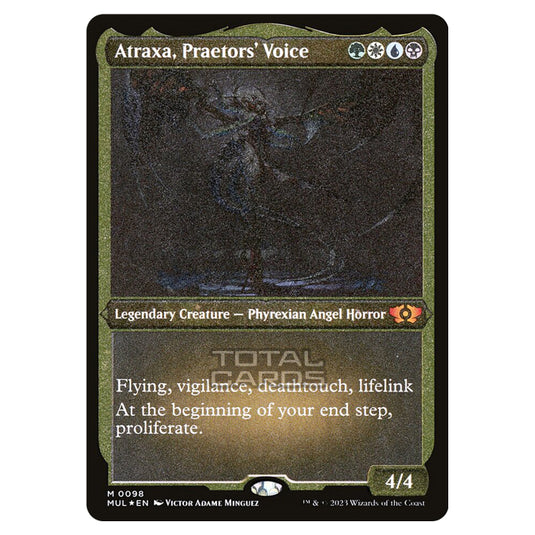 Magic The Gathering - Multiverse Legends - Atraxa, Praetors' Voice (Etched Foil Card) - 0098