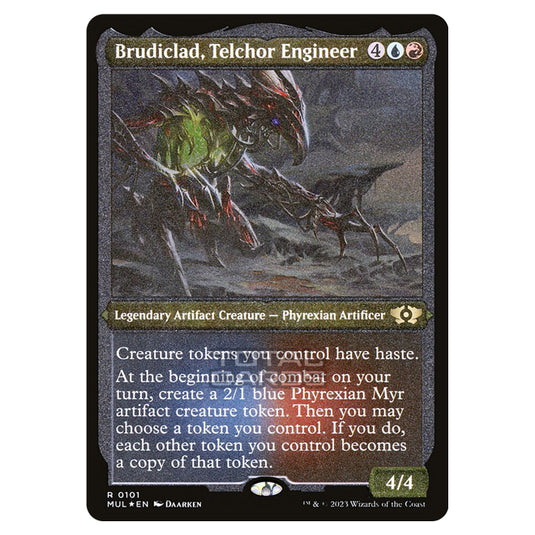 Magic The Gathering - Multiverse Legends - Brudiclad, Telchor Engineer (Etched Foil Card) - 0101