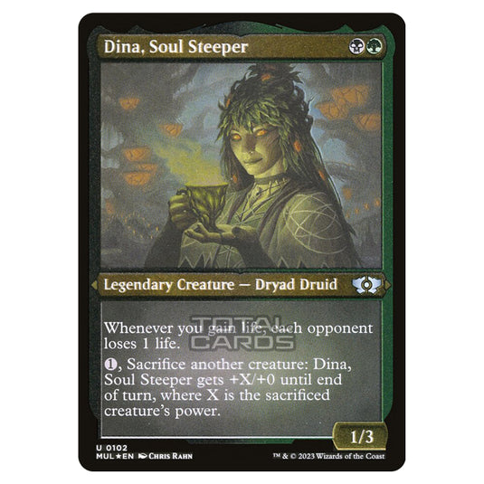 Magic The Gathering - Multiverse Legends - Dina, Soul Steeper (Etched Foil Card) - 0102