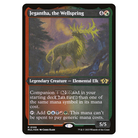 Magic The Gathering - Multiverse Legends - Jegantha, the Wellspring (Etched Foil Card) - 0109