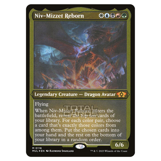 Magic The Gathering - Multiverse Legends - Niv-Mizzet Reborn (Etched Foil Card) - 0118