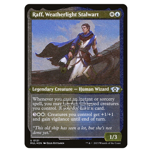 Magic The Gathering - Multiverse Legends - Raff, Weatherlight Stalwart (Etched Foil Card) - 0121