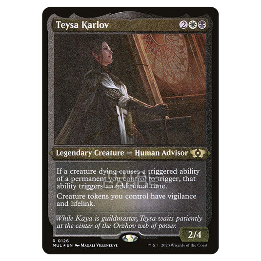 Magic The Gathering - Multiverse Legends - Teysa Karlov (Etched Foil Card) - 0126