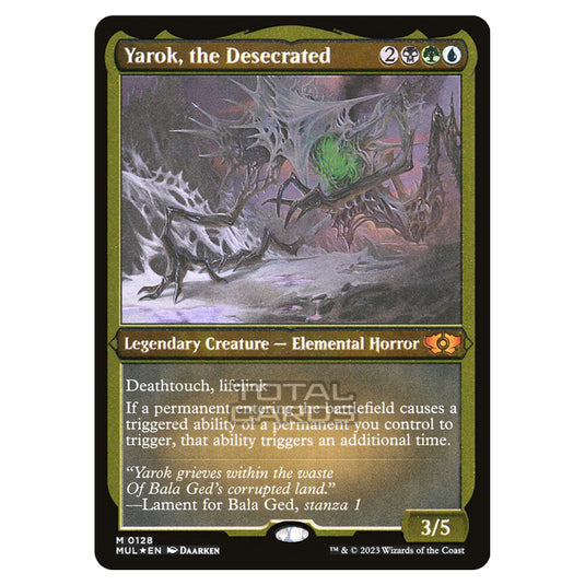 Magic The Gathering - Multiverse Legends - Yarok, the Desecrated (Etched Foil Card) - 0128