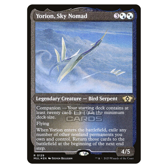 Magic The Gathering - Multiverse Legends - Yorion, Sky Nomad (Etched Foil Card) - 0129