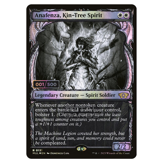Magic The Gathering - Multiverse Legends - Anafenza, Kin-Tree Spirit (Double Rainbow Foil Serialized) - 0131a