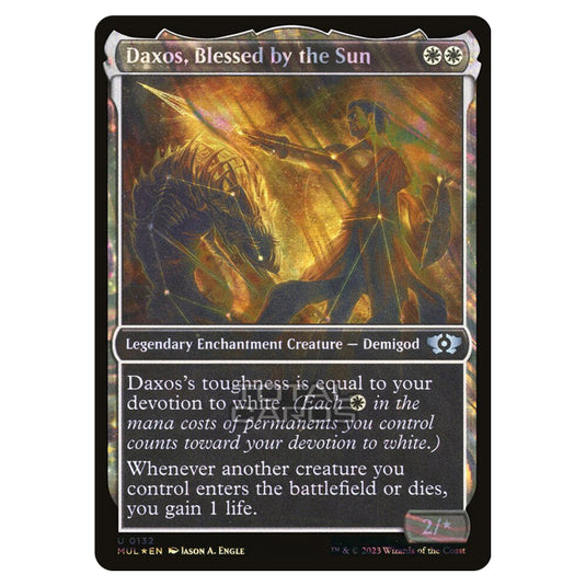 Magic The Gathering - Multiverse Legends - Daxos, Blessed by the Sun (Halo Foil Card) - 0132