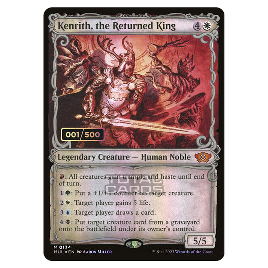 Magic The Gathering - Multiverse Legends - Kenrith, the Returned King (Double Rainbow Foil Serialized) - 0134a