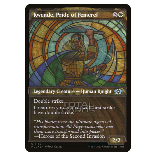 Magic The Gathering - Multiverse Legends - Kwende, Pride of Femeref (Halo Foil Card) - 0135