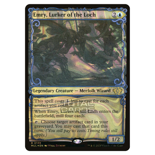 Magic The Gathering - Multiverse Legends - Emry, Lurker of the Loch (Halo Foil Card) - 0139