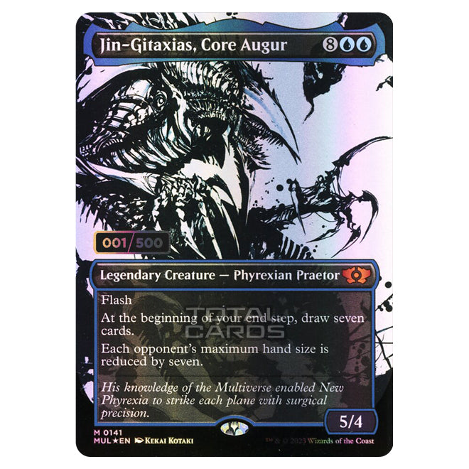 Magic The Gathering - Multiverse Legends - Jin-Gitaxias, Core Augur (Double  Rainbow Foil Serialized) - 0141a