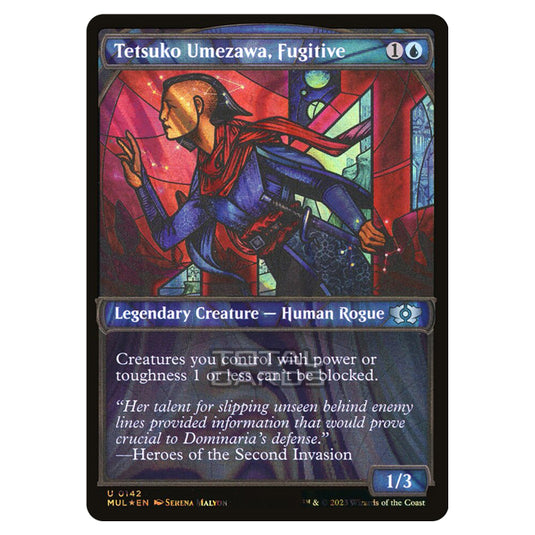 Magic The Gathering - Multiverse Legends - Tetsuko Umezawa, Fugitive (Halo Foil Card) - 0142