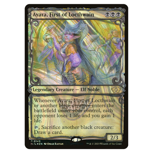 Magic The Gathering - Multiverse Legends - Ayara, First of Locthwain (Halo Foil Card) - 0143