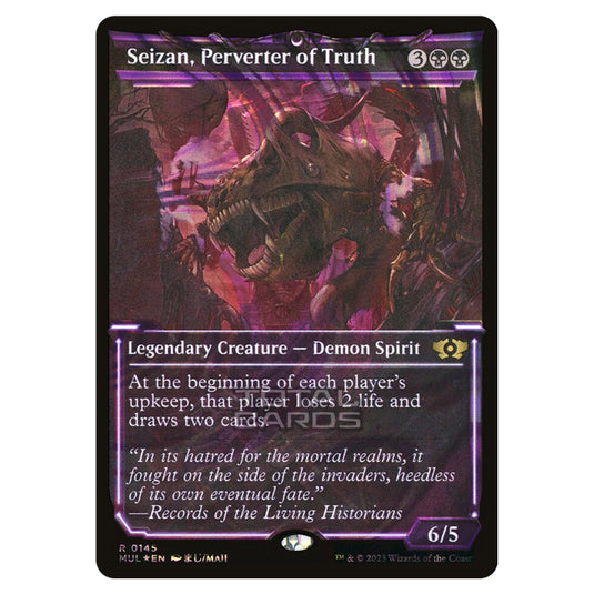 Magic The Gathering - Multiverse Legends - Seizan, Perverter of Truth (Halo Foil Card) - 0145