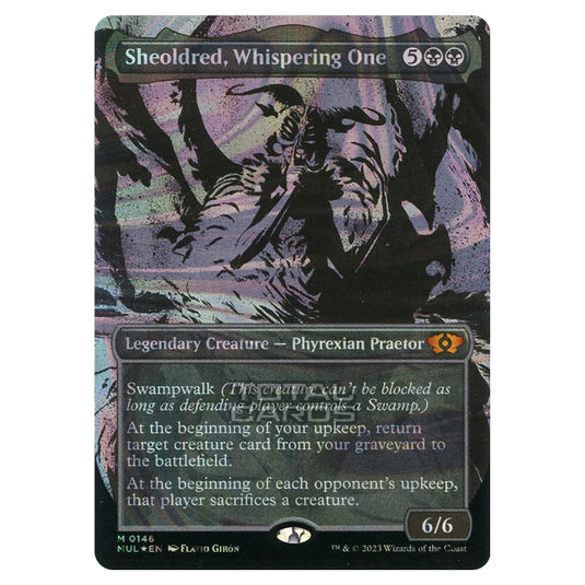 Magic The Gathering - Multiverse Legends - Sheoldred, Whispering One (Halo Foil Card) - 0146