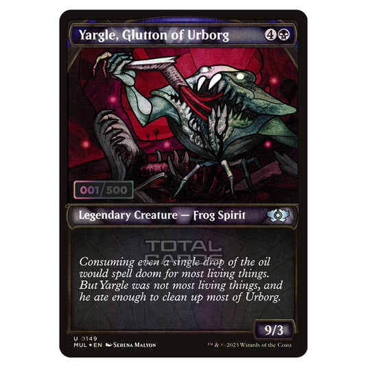 Magic The Gathering - Multiverse Legends - Yargle, Glutton of Urborg (Double Rainbow Foil Serialized) - 0149a