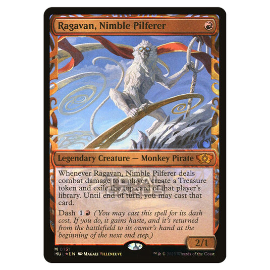 Magic The Gathering - Multiverse Legends - Ragavan, Nimble Pilferer (Halo Foil Card) - 0151